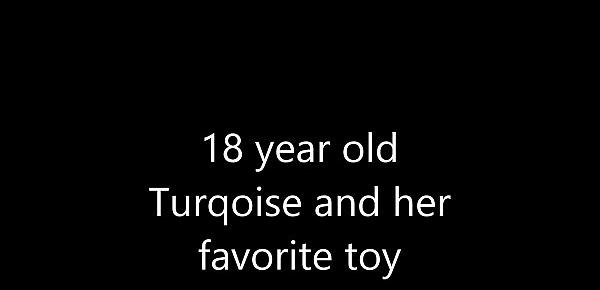  Ebony College Teen Turqoise&039;s Toy Time